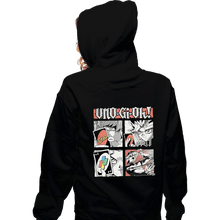 Load image into Gallery viewer, Secret_Shirts Zippered Hoodies, Unisex / Small / Black UNO-Gi-Oh!!
