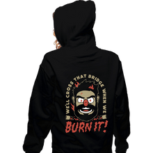 Load image into Gallery viewer, Daily_Deal_Shirts Zippered Hoodies, Unisex / Small / Black Burn It Billy
