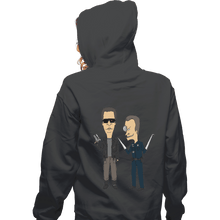 Load image into Gallery viewer, Shirts Pullover Hoodies, Unisex / Small / Charcoal T800 and T1000
