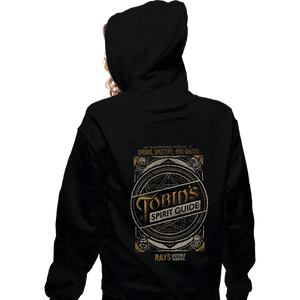 Shirts Zippered Hoodies, Unisex / Small / Black Tobin's Spirit Guide