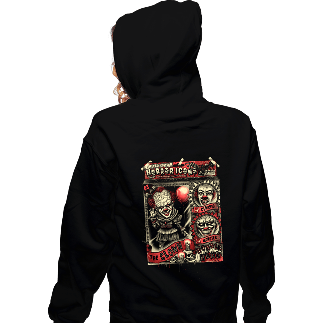 Shirts Zippered Hoodies, Unisex / Small / Black The Clown Bobblehead