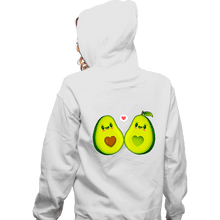 Load image into Gallery viewer, Shirts Zippered Hoodies, Unisex / Small / White Avocados Love
