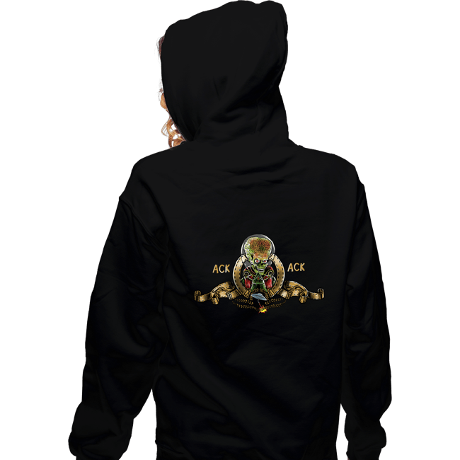 Secret_Shirts Zippered Hoodies, Unisex / Small / Black Martian Goldwyn Mayer