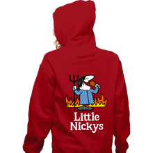 Load image into Gallery viewer, Daily_Deal_Shirts Zippered Hoodies, Unisex / Small / Red Little Nickys
