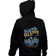 Load image into Gallery viewer, Shirts Zippered Hoodies, Unisex / Small / Black The Sound Of Silence
