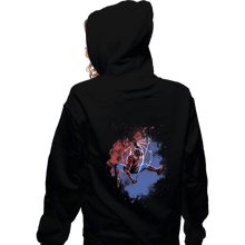 Load image into Gallery viewer, Shirts Zippered Hoodies, Unisex / Small / Black Soul Of Spider
