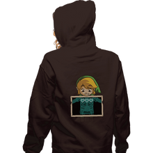 Load image into Gallery viewer, Secret_Shirts Zippered Hoodies, Unisex / Small / Dark Chocolate Anatomical Anomaly
