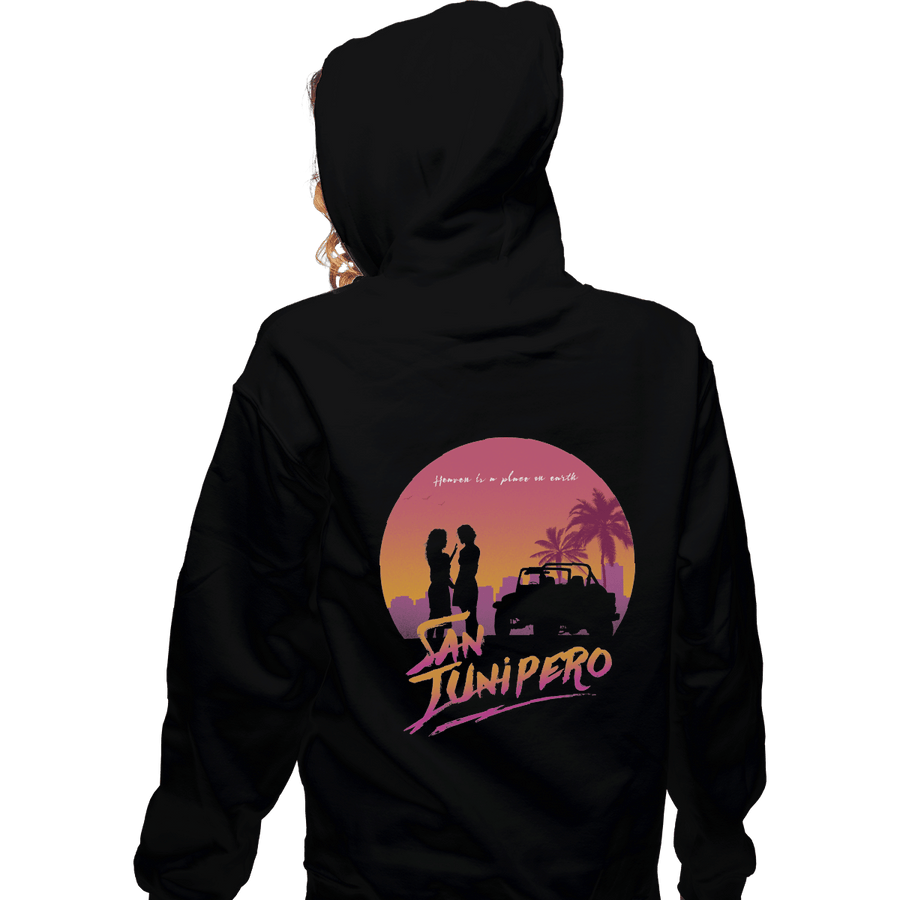 Shirts Zippered Hoodies, Unisex / Small / Black Heaven is a Place on Earth