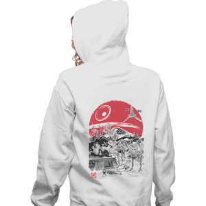 Shirts Zippered Hoodies, Unisex / Small / White The Empire In Japan