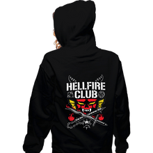 Load image into Gallery viewer, Daily_Deal_Shirts Zippered Hoodies, Unisex / Small / Black The Hellfire Club
