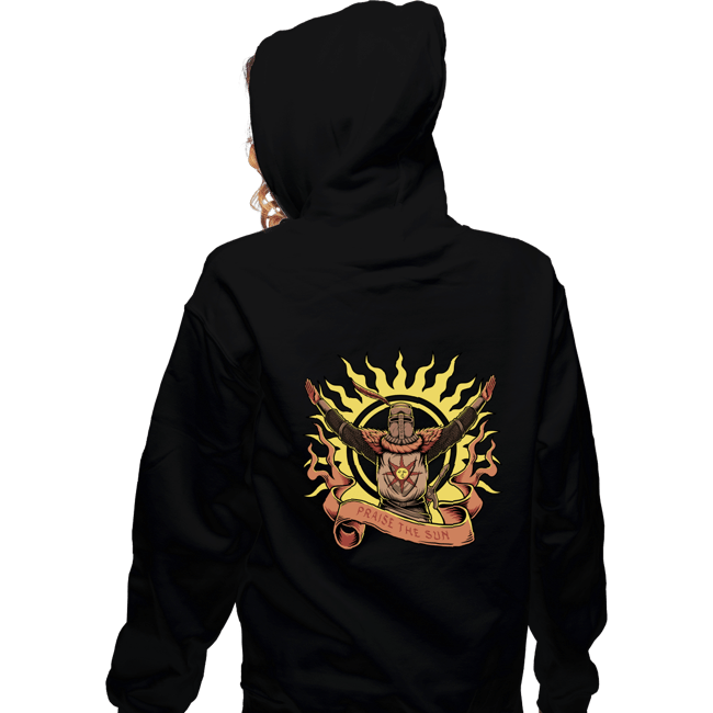 Daily_Deal_Shirts Zippered Hoodies, Unisex / Small / Black Praise The Sun!