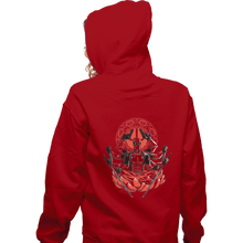 Load image into Gallery viewer, Shirts Zippered Hoodies, Unisex / Small / Red Zenpool
