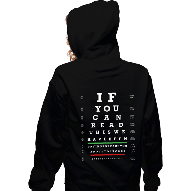 Secret_Shirts Zippered Hoodies, Unisex / Small / Black Snellen Warranty
