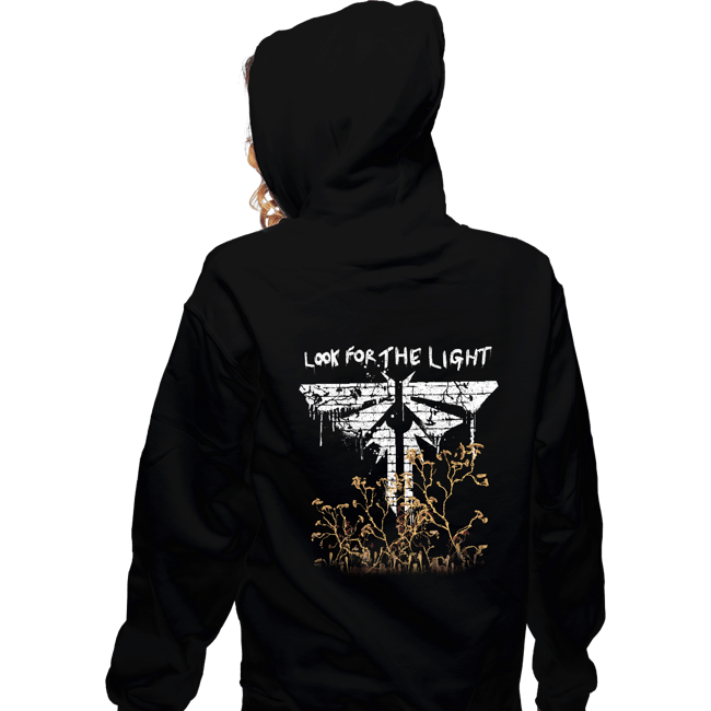 Secret_Shirts Zippered Hoodies, Unisex / Small / Black Fireflies.