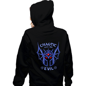 Daily_Deal_Shirts Zippered Hoodies, Unisex / Small / Black Chaotic Evil 83