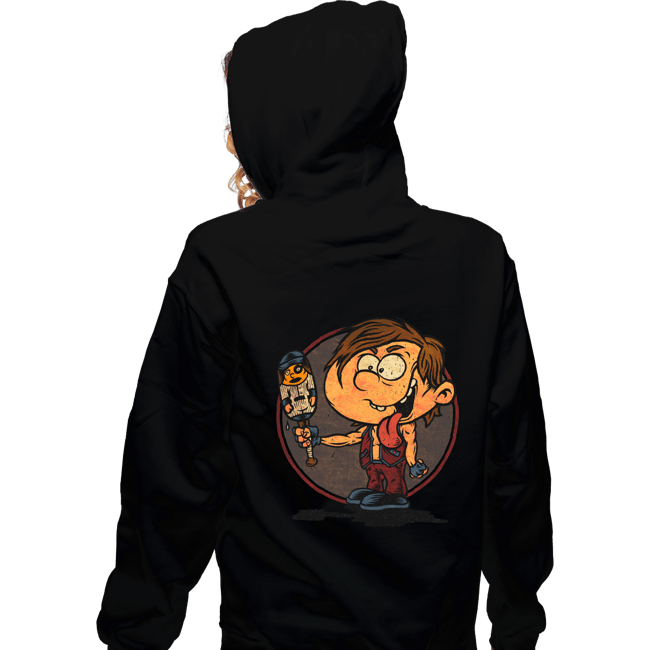 Secret_Shirts Zippered Hoodies, Unisex / Small / Black Ajax's Popsicle