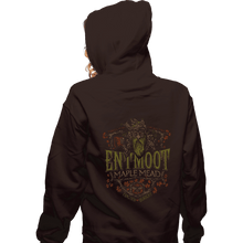 Load image into Gallery viewer, Shirts Zippered Hoodies, Unisex / Small / Dark Chocolate Entmoot Maple Mead
