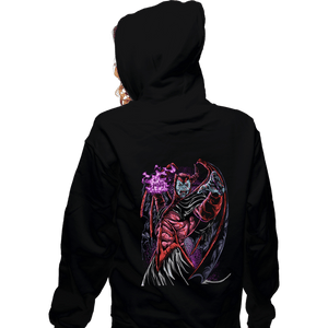 Daily_Deal_Shirts Zippered Hoodies, Unisex / Small / Black Dungeon's Dark Lord