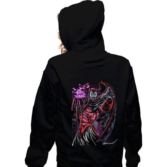 Daily_Deal_Shirts Zippered Hoodies, Unisex / Small / Black Dungeon's Dark Lord
