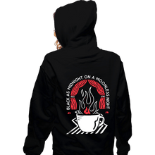 Load image into Gallery viewer, Secret_Shirts Zippered Hoodies, Unisex / Small / Black Moonless Night
