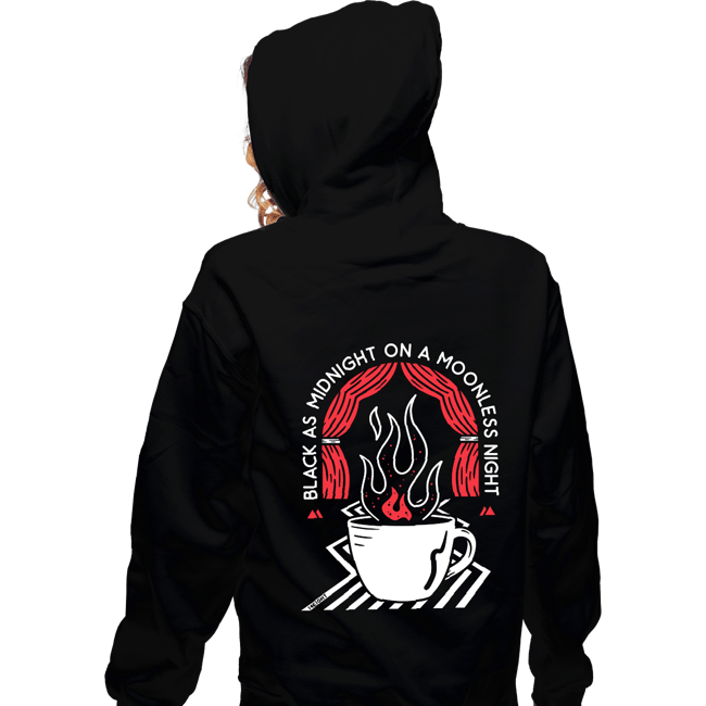 Secret_Shirts Zippered Hoodies, Unisex / Small / Black Moonless Night
