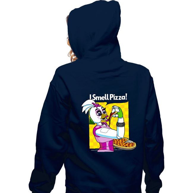 Secret_Shirts Zippered Hoodies, Unisex / Small / Navy I Smell Pizza