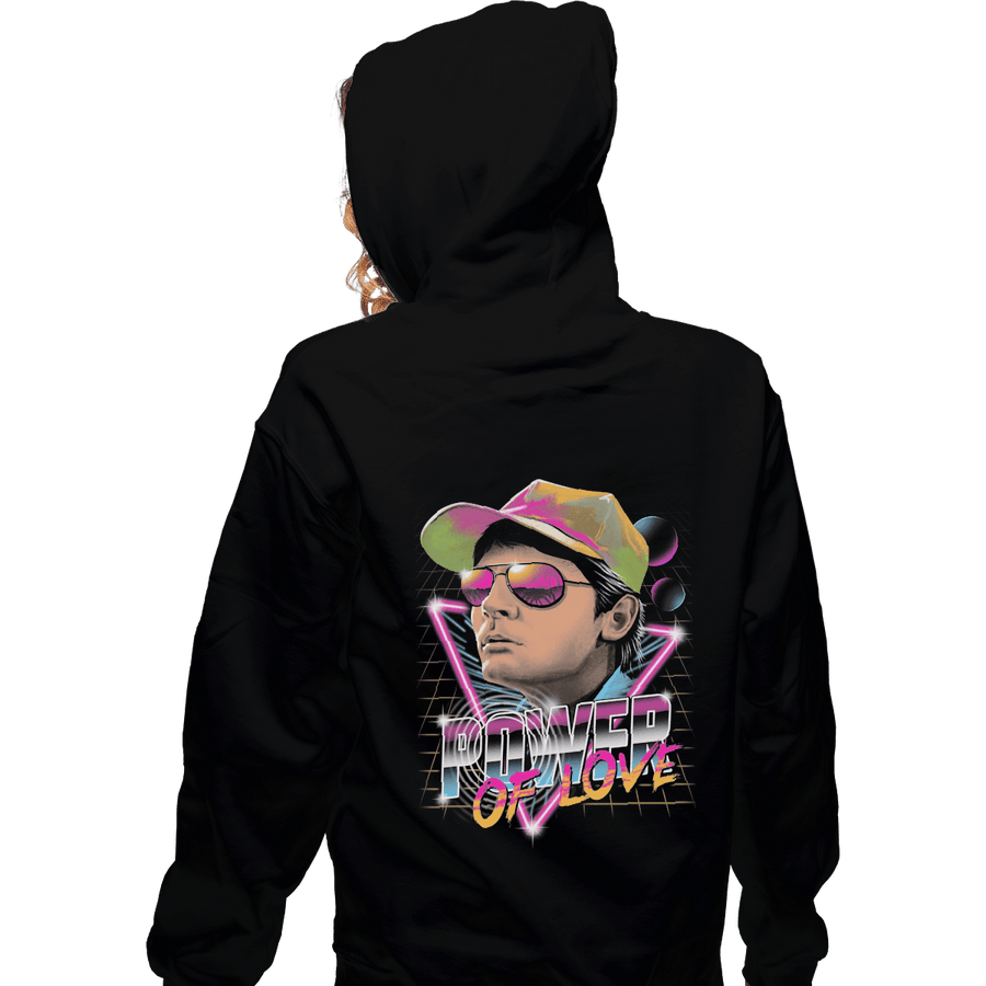 Shirts Zippered Hoodies, Unisex / Small / Black Power of Love
