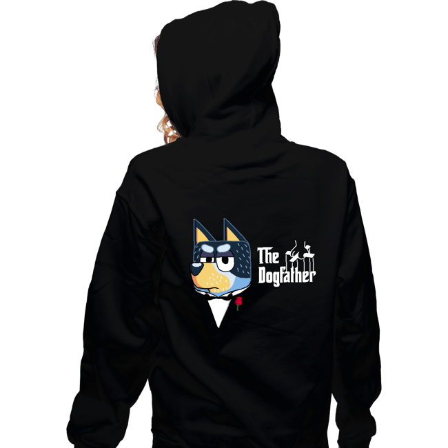 Daily_Deal_Shirts Zippered Hoodies, Unisex / Small / Black The Dogfather
