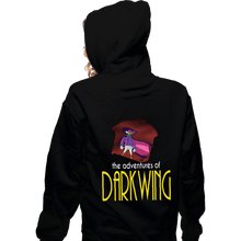 Load image into Gallery viewer, Secret_Shirts Zippered Hoodies, Unisex / Small / Black The Adventures Of Darkwing

