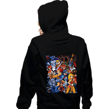 Load image into Gallery viewer, Daily_Deal_Shirts Zippered Hoodies, Unisex / Small / Black Thundercats VS Pilgrim
