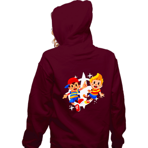 Secret_Shirts Zippered Hoodies, Unisex / Small / Maroon Lucas & Ness