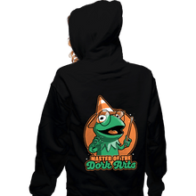 Load image into Gallery viewer, Daily_Deal_Shirts Zippered Hoodies, Unisex / Small / Black Master Of The Dork Arts
