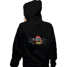 Load image into Gallery viewer, Secret_Shirts Zippered Hoodies, Unisex / Small / Black Pop Culture Tribute
