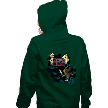 Load image into Gallery viewer, Secret_Shirts Zippered Hoodies, Unisex / Small / Irish Green Treasure
