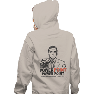 Shirts Zippered Hoodies, Unisex / Small / White Power Point
