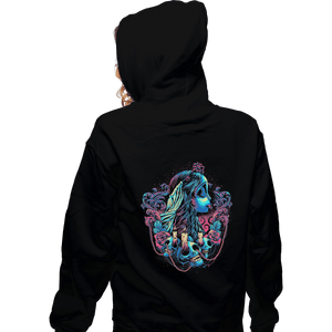 Shirts Zippered Hoodies, Unisex / Small / Black Colorful Bride