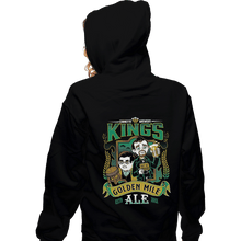 Load image into Gallery viewer, Shirts Zippered Hoodies, Unisex / Small / Black King&#39;s Ale
