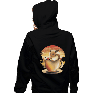 Shirts Zippered Hoodies, Unisex / Small / Black Eevee Tea