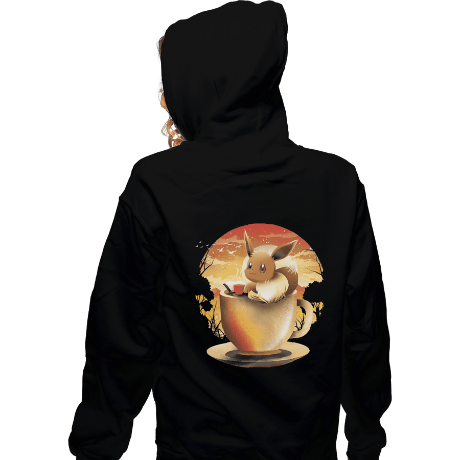 Shirts Zippered Hoodies, Unisex / Small / Black Eevee Tea