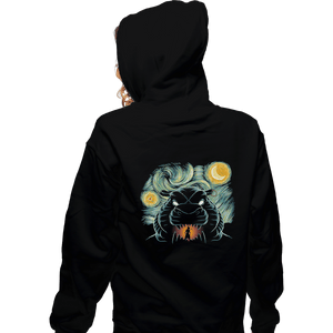 Shirts Zippered Hoodies, Unisex / Small / Black Starry Cave