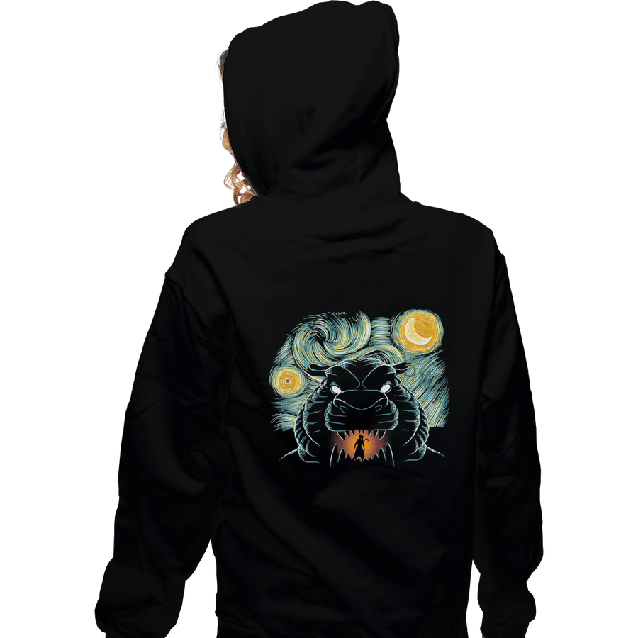 Shirts Zippered Hoodies, Unisex / Small / Black Starry Cave