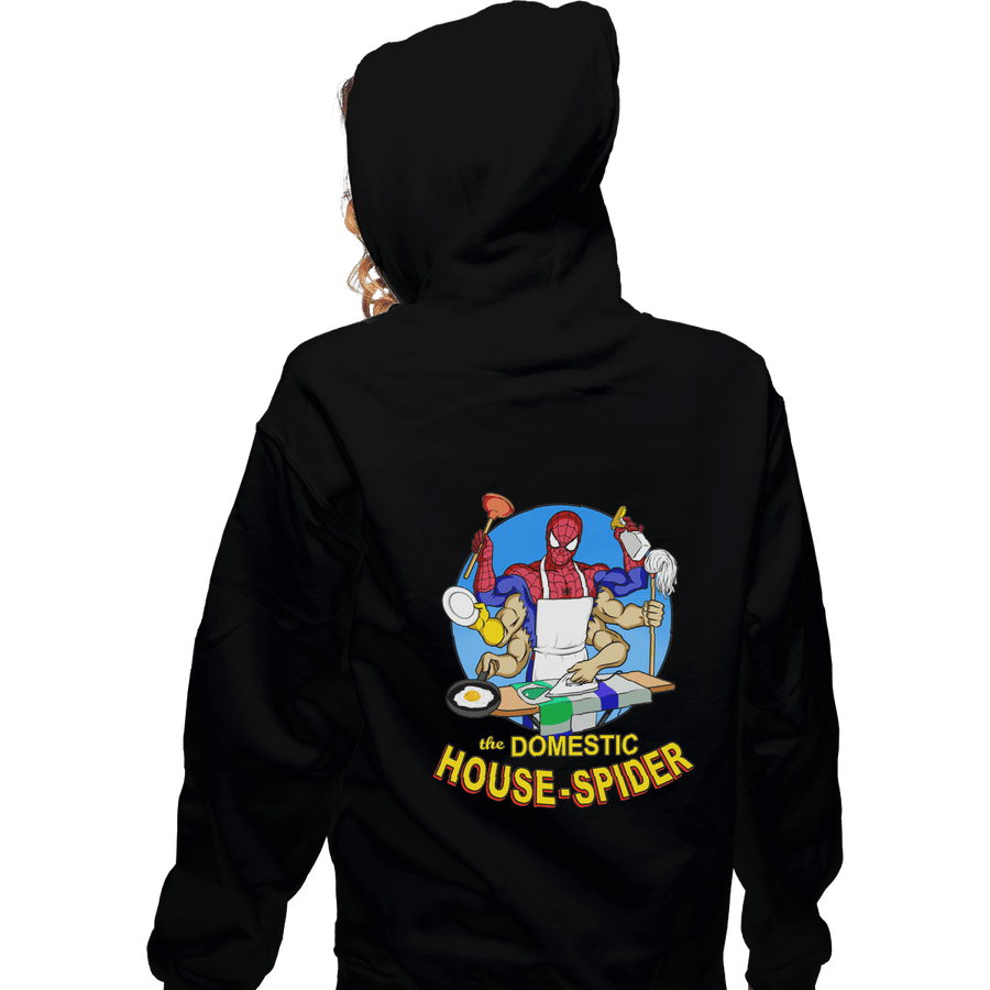 Shirts Pullover Hoodies, Unisex / Small / Black Domestic Spider