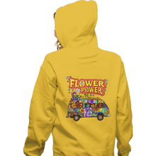 Load image into Gallery viewer, Last_Chance_Shirts Zippered Hoodies, Unisex / Small / White Flower Power

