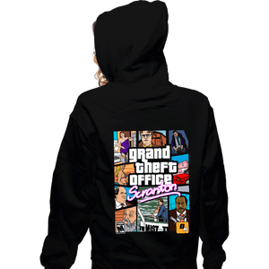 Shirts Zippered Hoodies, Unisex / Small / Black Grand Theft Office