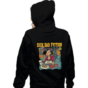 Shirts Zippered Hoodies, Unisex / Small / Black Sick Sad Fiction