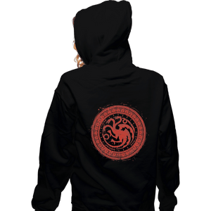Shirts Zippered Hoodies, Unisex / Small / Black Seal Of Dragons
