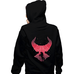 Daily_Deal_Shirts Zippered Hoodies, Unisex / Small / Black Lord Of Darkness