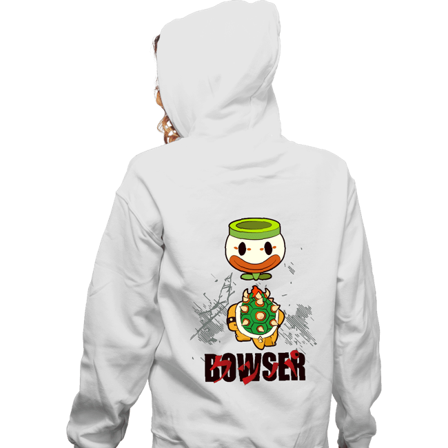Secret_Shirts Zippered Hoodies, Unisex / Small / White Akira Bowser