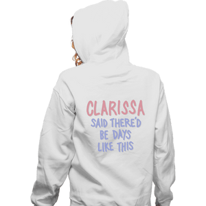 Secret_Shirts Zippered Hoodies, Unisex / Small / White Clarrissa