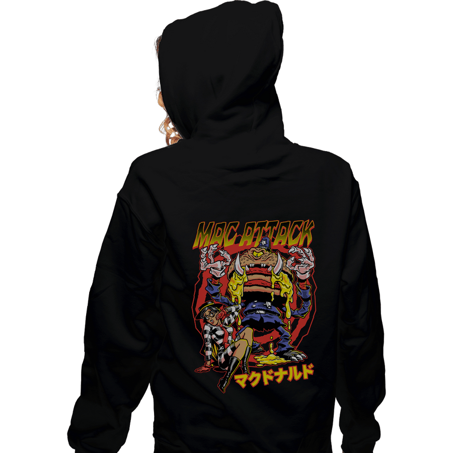 Shirts Zippered Hoodies, Unisex / Small / Black Mac Attack